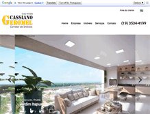 Tablet Screenshot of cassianogeromel.com.br